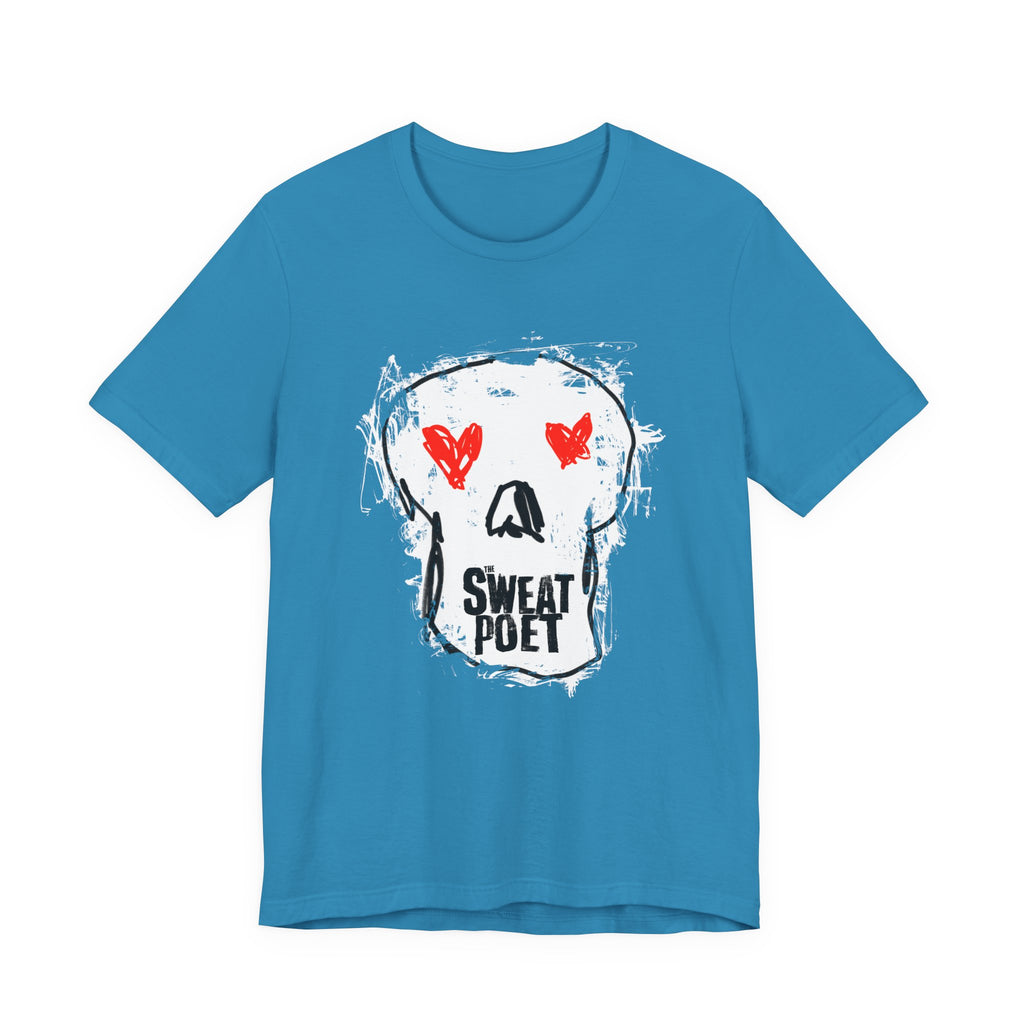 THE SWEAT POET (SKULL) T-Shirt | Wearable Art for Fighters & Creators