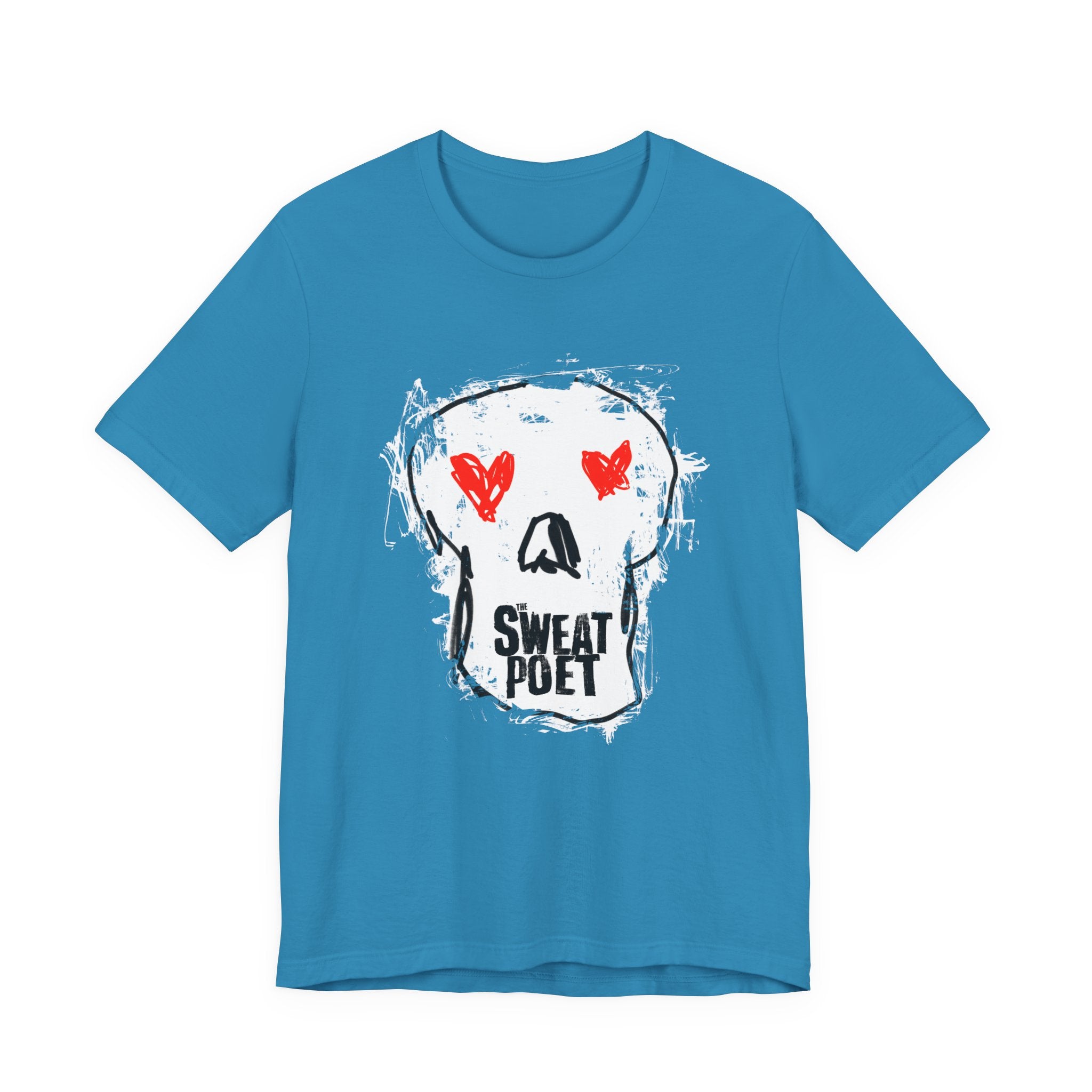 THE SWEAT POET (SKULL) T-Shirt | Wearable Art for Fighters & Creators