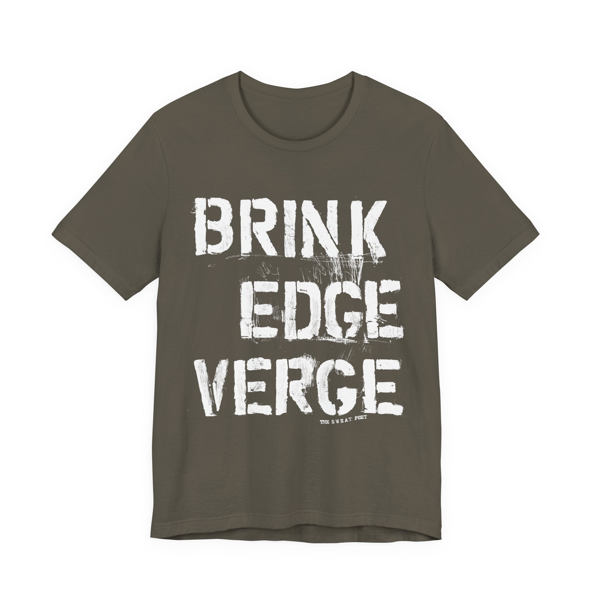 BRINK EDGE VERGE T-Shirt | Wearable Art for Fighters & Creators