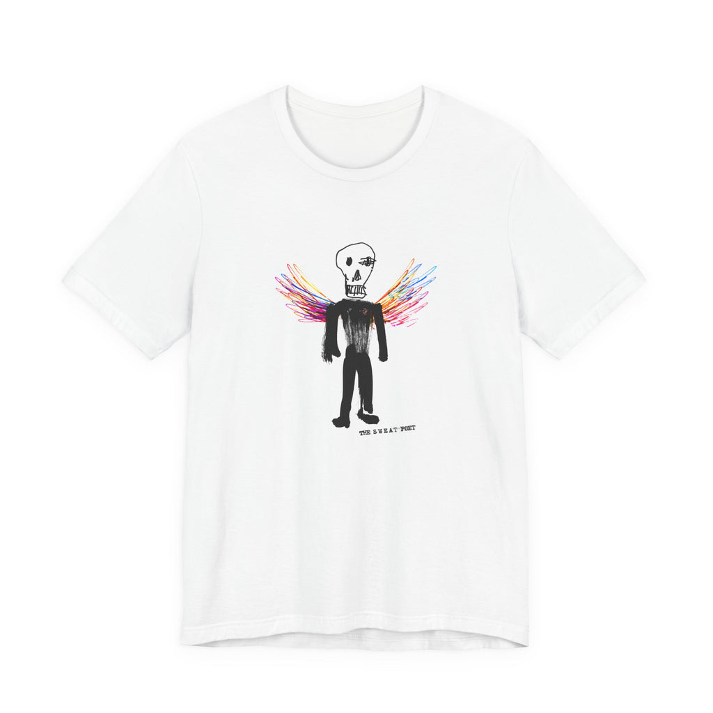 THE SWEAT POET (WINGS) T-Shirt | Wearable Art for Fighters & Creators