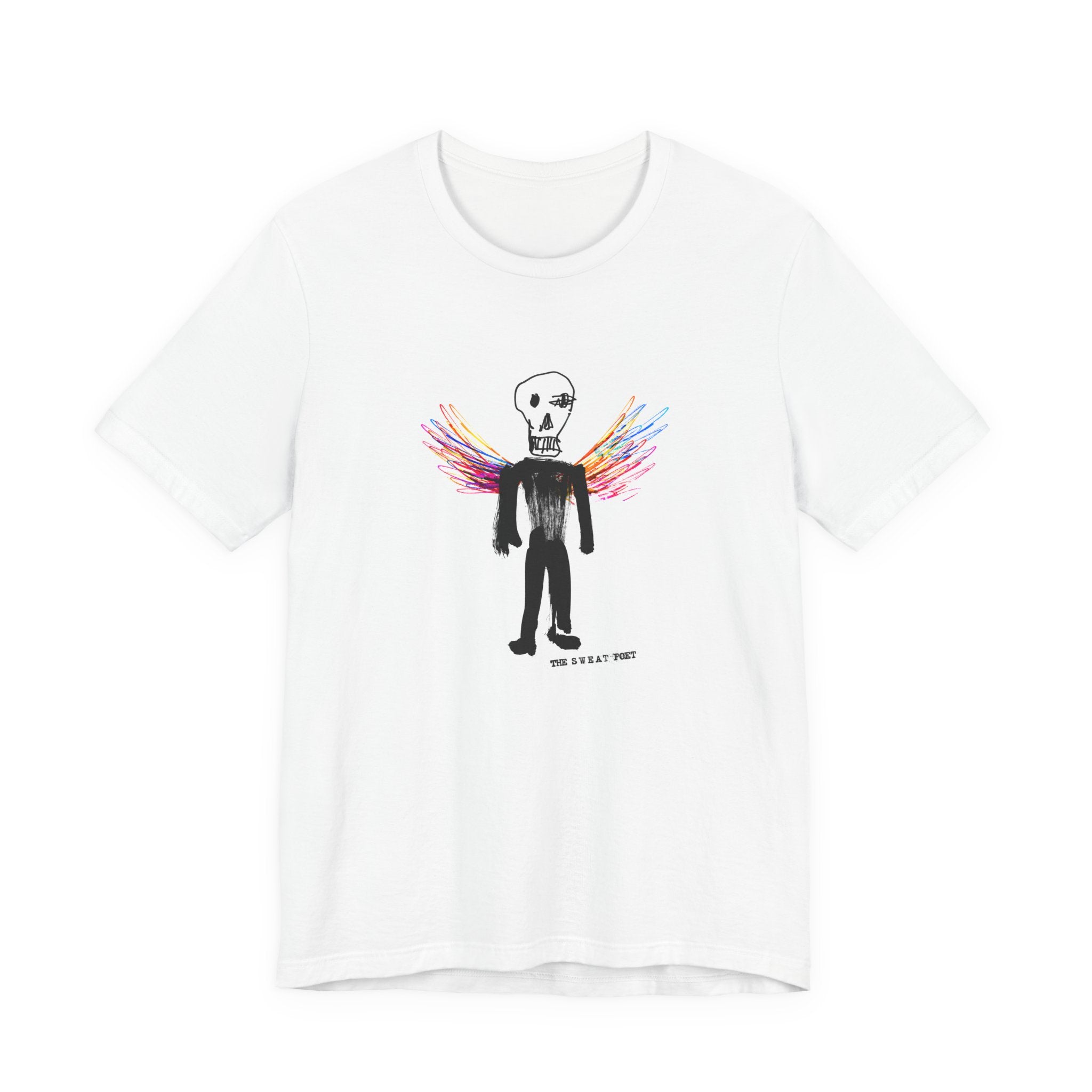 THE SWEAT POET (WINGS) T-Shirt | Wearable Art for Fighters & Creators
