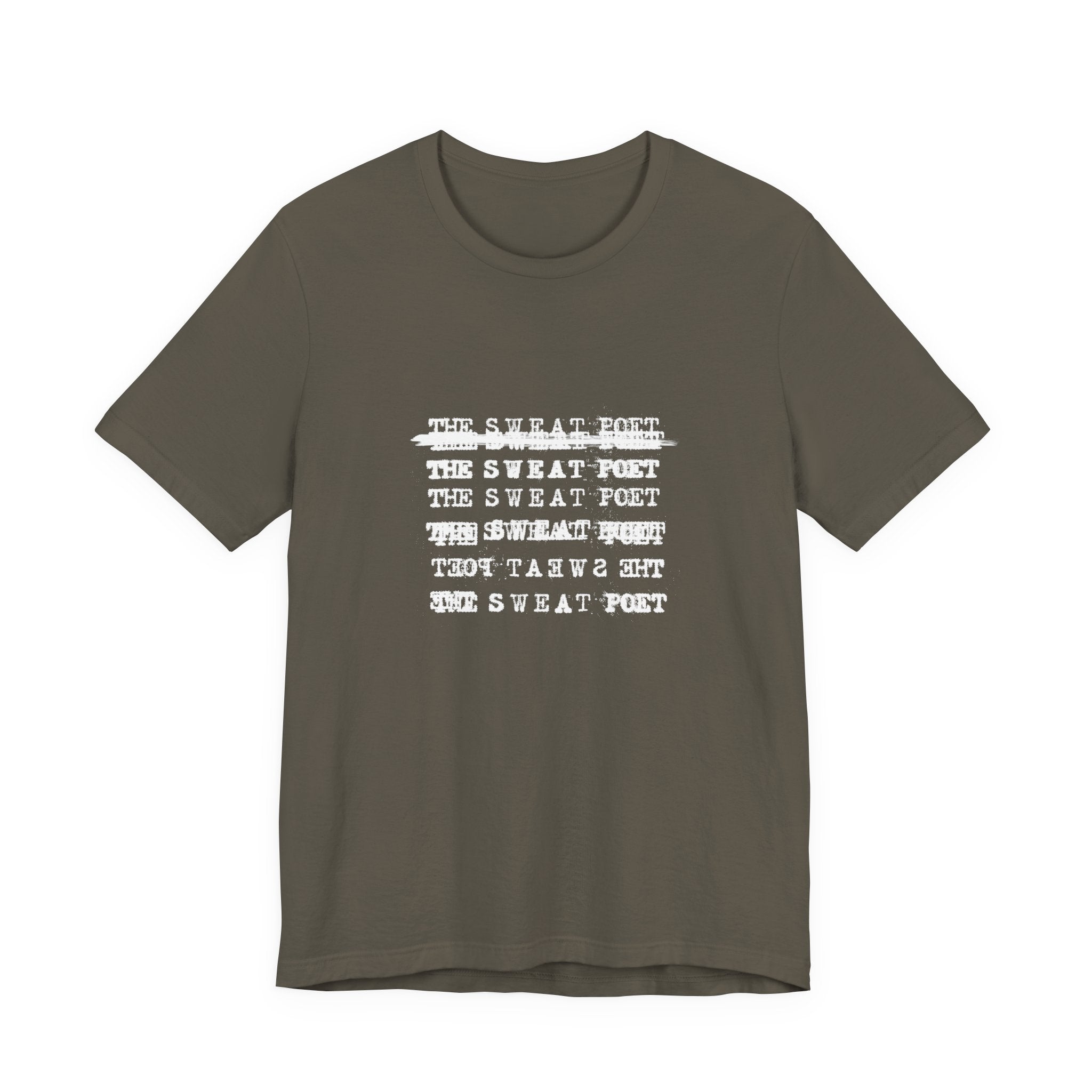 THE SWEAT POET T-Shirt | Wearable Art for Fighters & Creators