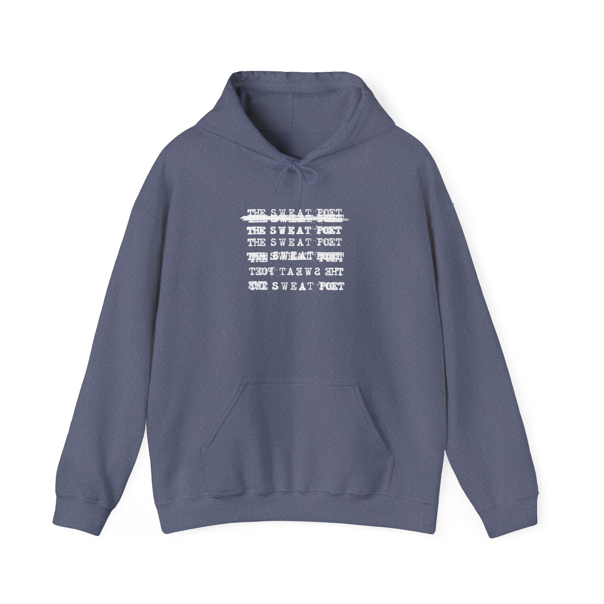 THE SWEAT POET Hoodie | Wearable Art for Fighters & Creators