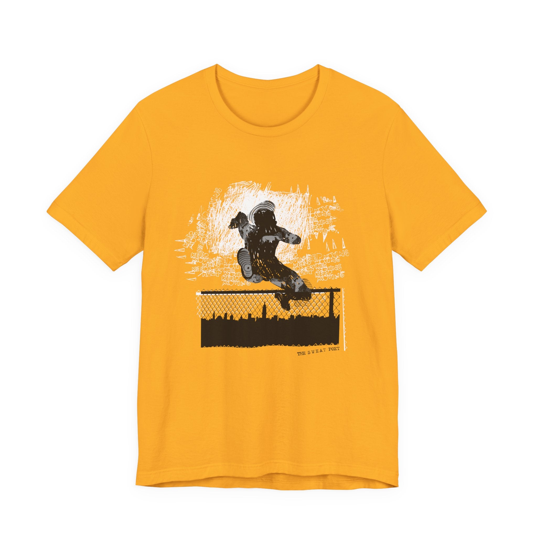 KEEP MOVING T-Shirt | Wearable Art for Fighters & Creators