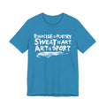 EXERCISE IS POETRY T-Shirt | Wearable Art for Fighters & Creators