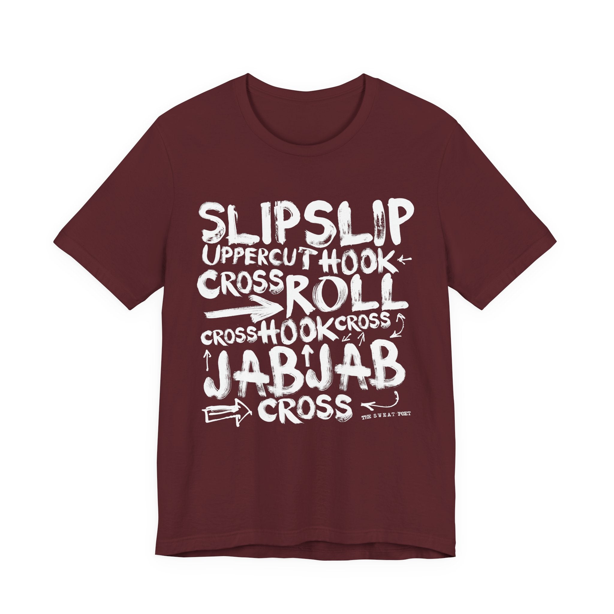 SLIPSLIPUPPERCUTHOOK T-Shirt | Wearable Art for Fighters & Creators