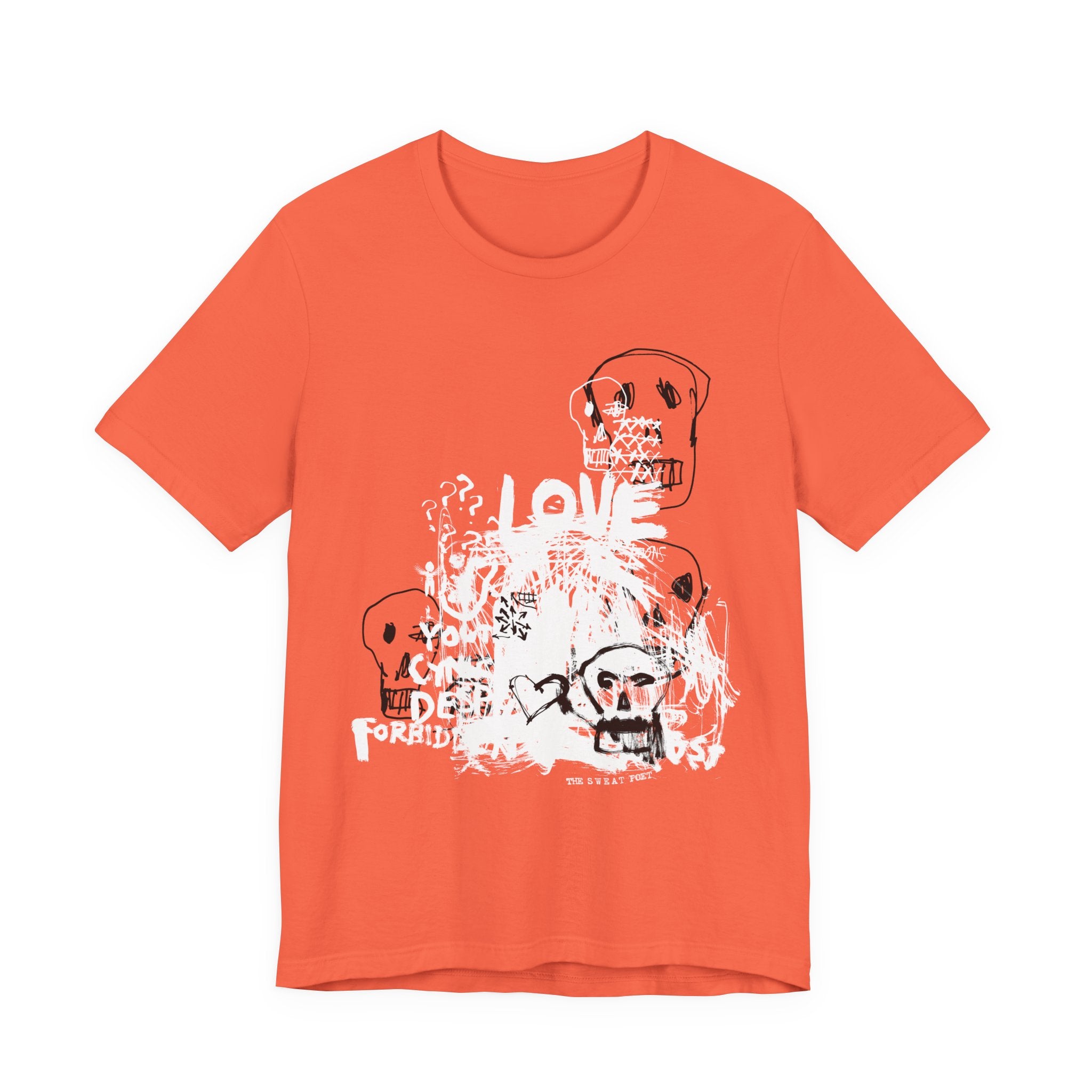 THE SWEAT POET (SKULLS) T-Shirt | Wearable Art for Fighters & Creators