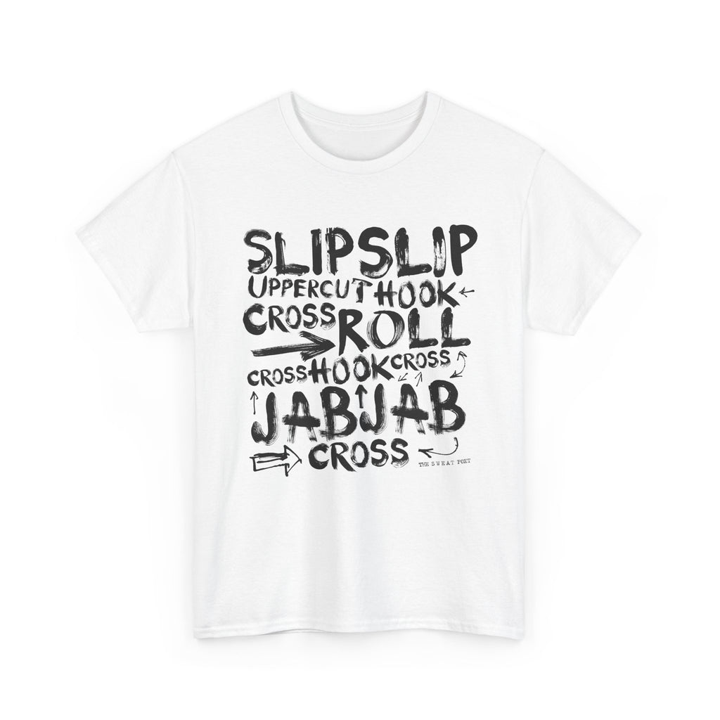 SLIPSLIPUPPERCUTHOOK T-Shirt | Wearable Art for Fighters & Creators