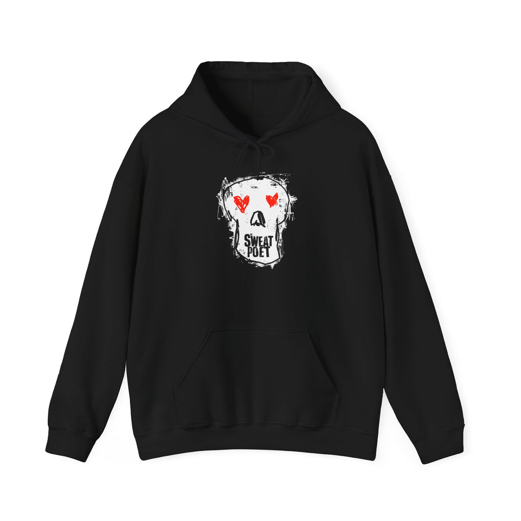 THE SWEAT POET (SKULL) Hoodie | Wearable Art for Fighters & Creators