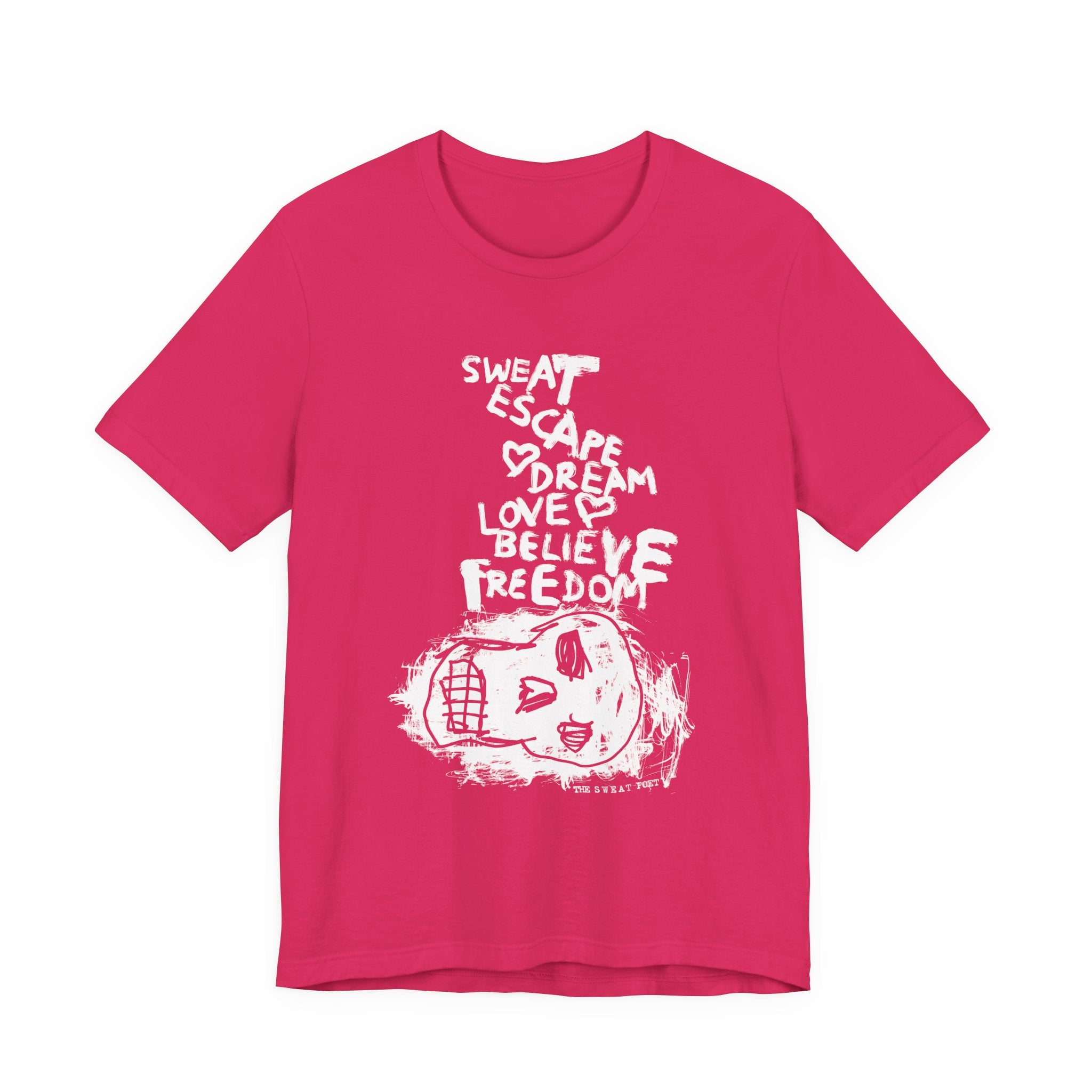 SWEAT ESCAPE T-Shirt | Wearable Art for Fighters & Creators