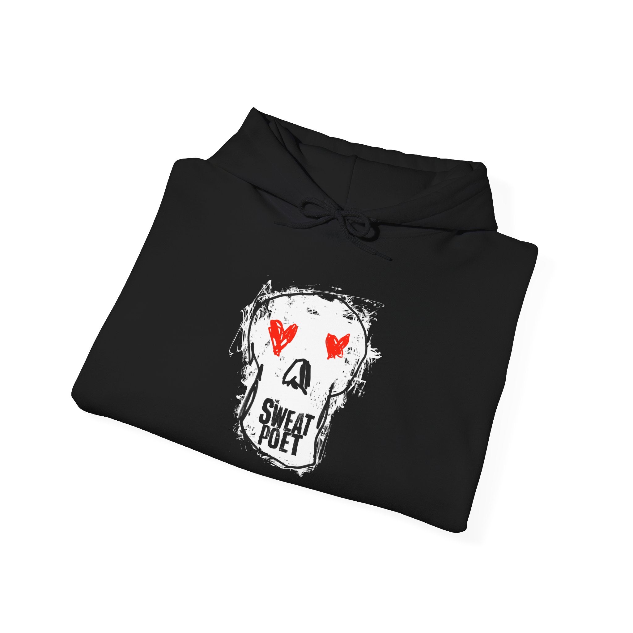 THE SWEAT POET (SKULL) Hoodie | Wearable Art for Fighters & Creators