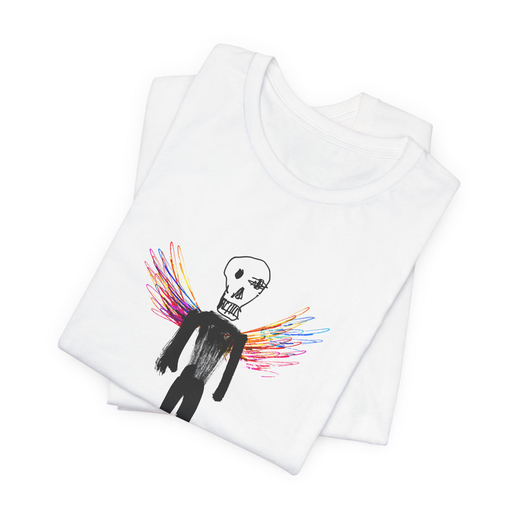 THE SWEAT POET (WINGS) T-Shirt | Wearable Art for Fighters & Creators
