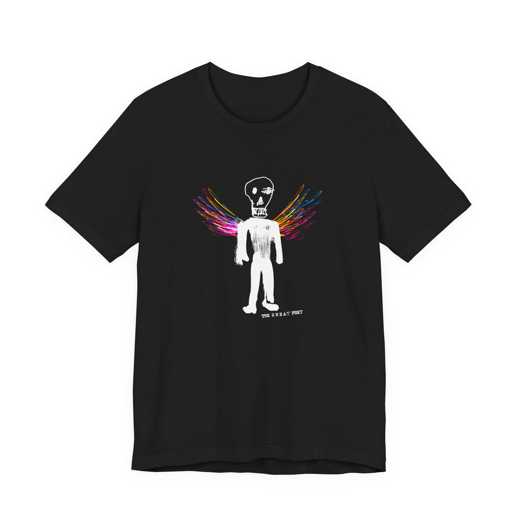THE SWEAT POET (WINGS) T-Shirt | Wearable Art for Fighters & Creators