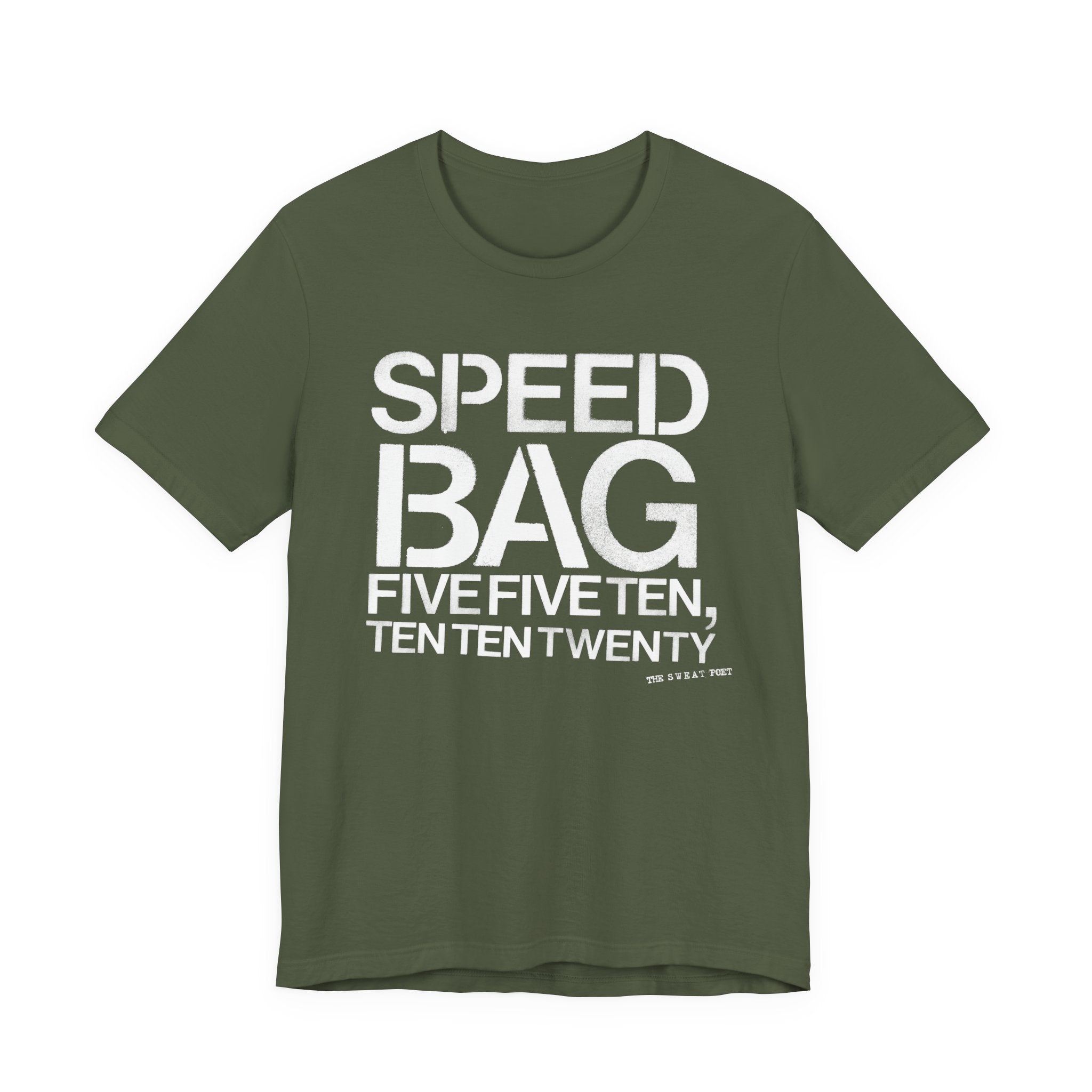 SPEED BAG 5 5 10 T-Shirt | Wearable Art for Fighters & Creators