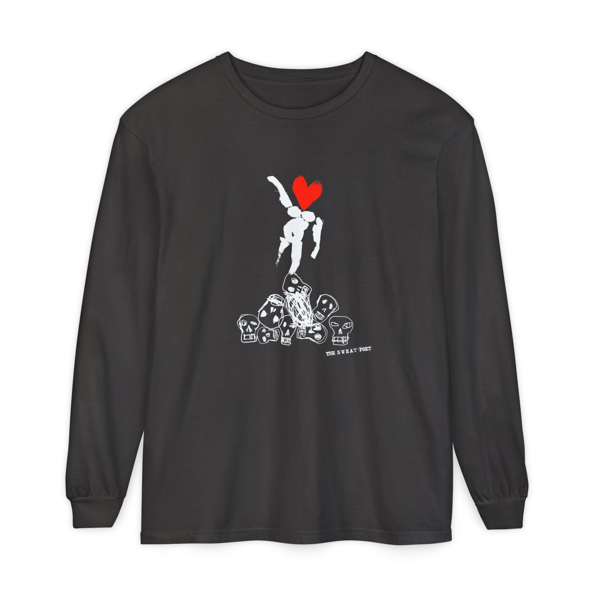 THE SWEAT POET (HEART) Long Sleeve Tee