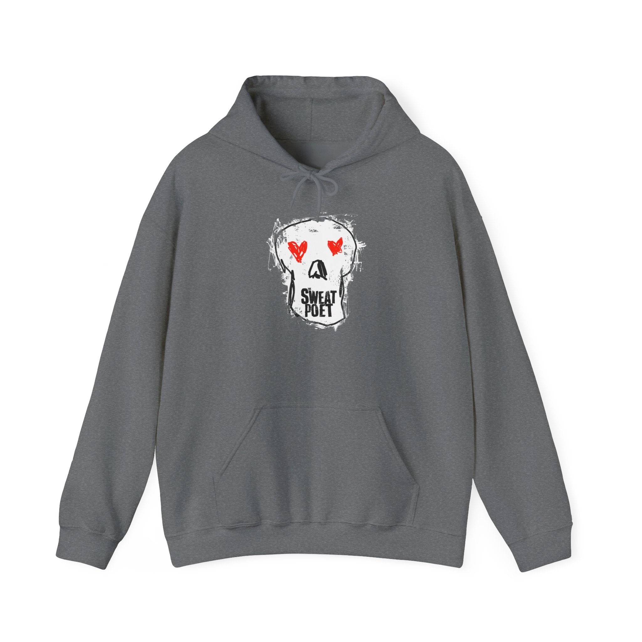 THE SWEAT POET (SKULL) Hoodie | Wearable Art for Fighters & Creators