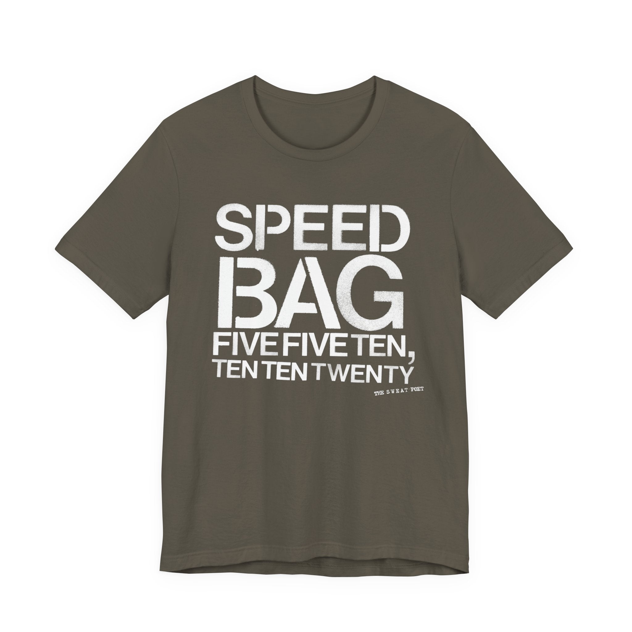 SPEED BAG 5 5 10 T-Shirt | Wearable Art for Fighters & Creators