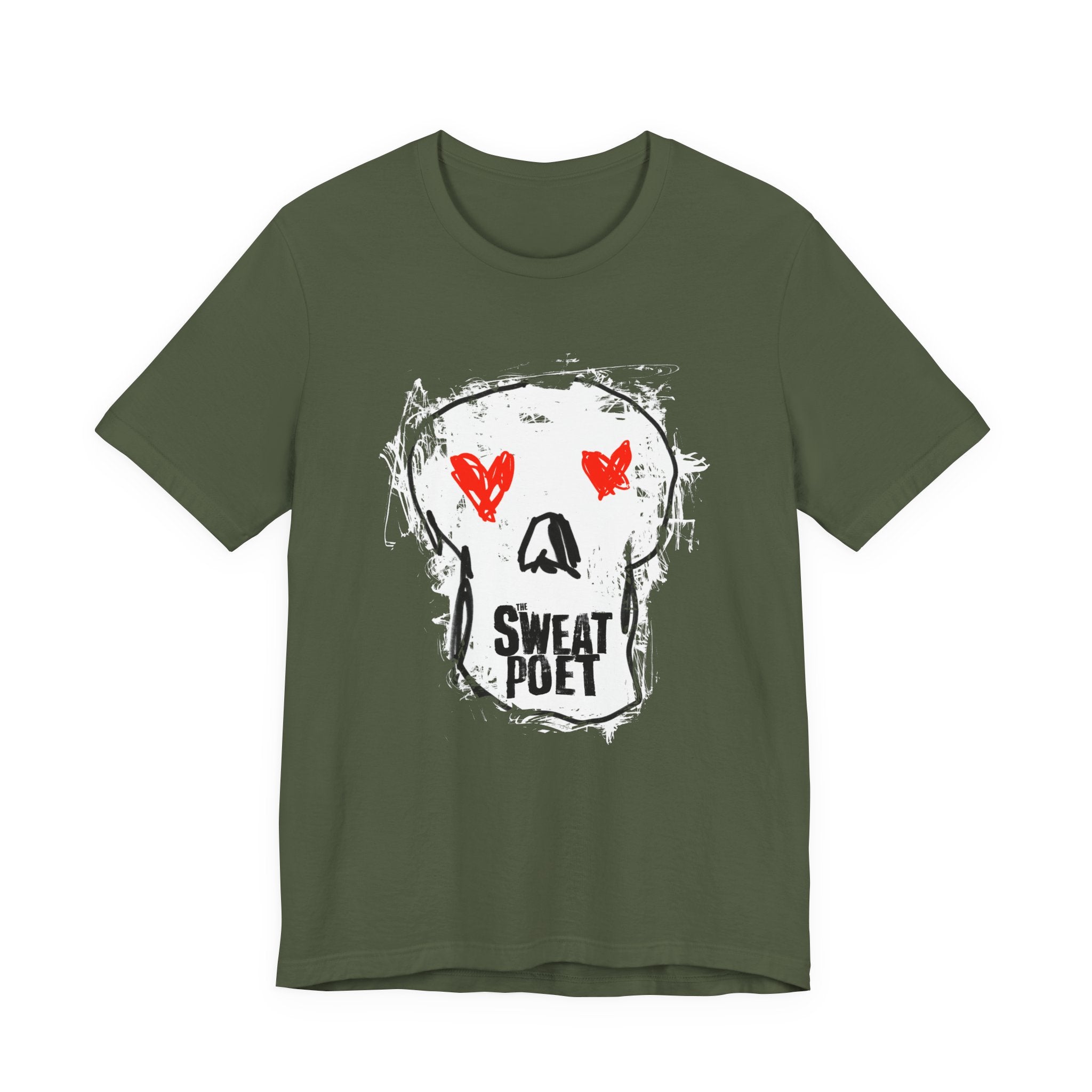 THE SWEAT POET (SKULL) T-Shirt | Wearable Art for Fighters & Creators