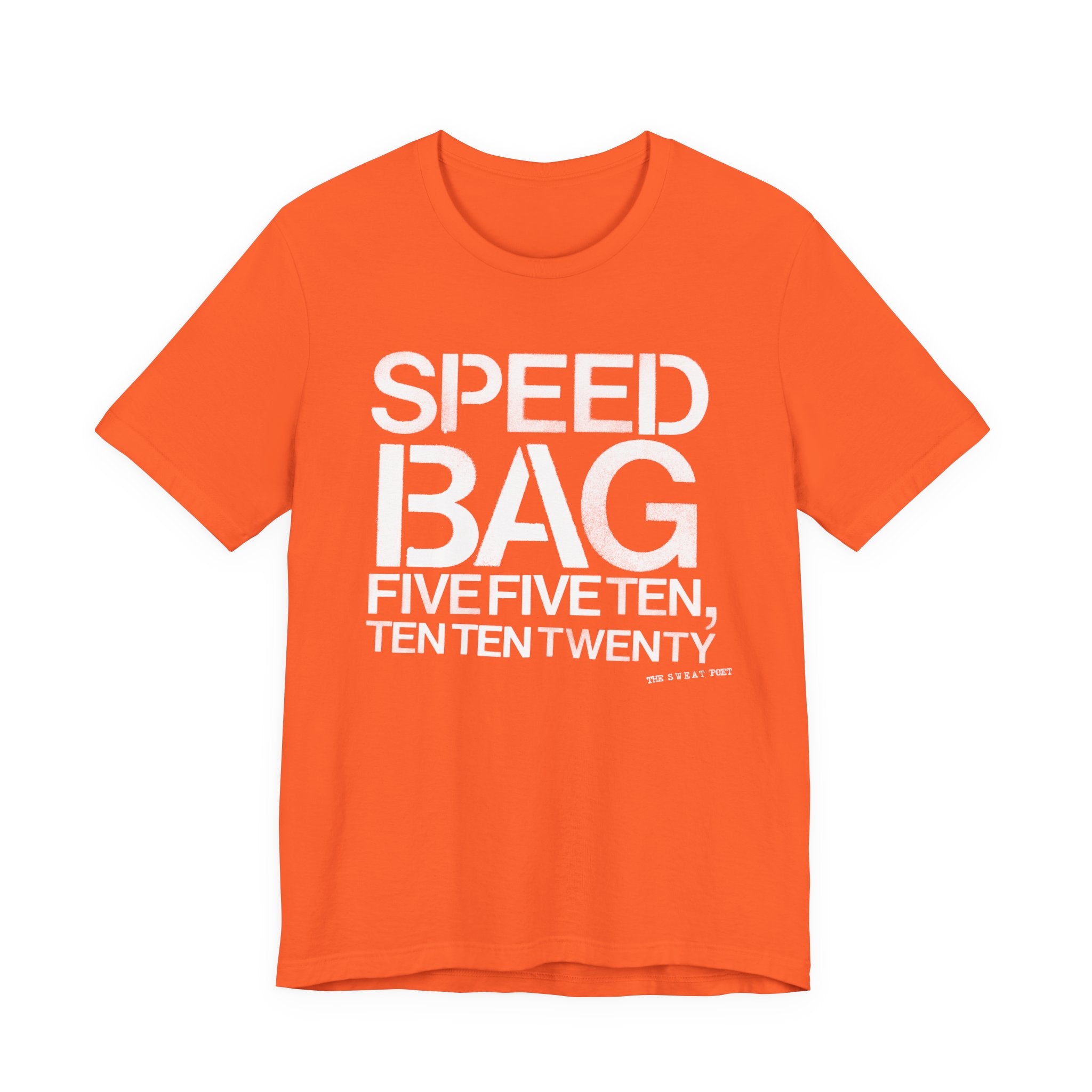 SPEED BAG 5 5 10 T-Shirt | Wearable Art for Fighters & Creators