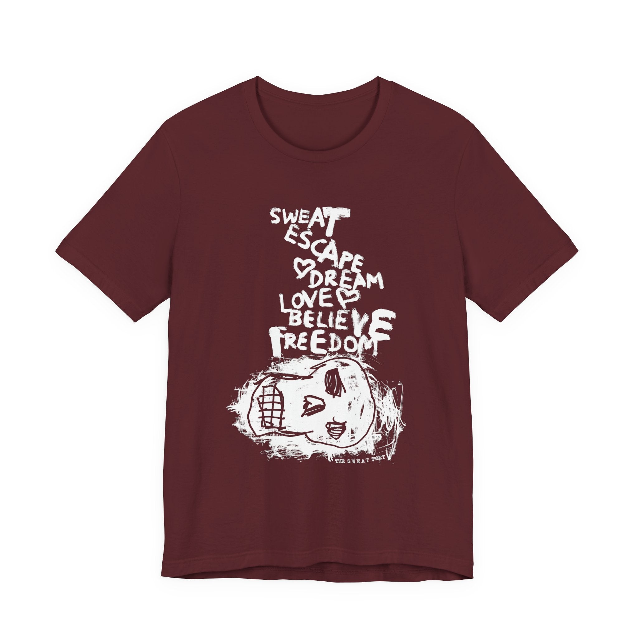 SWEAT ESCAPE T-Shirt | Wearable Art for Fighters & Creators