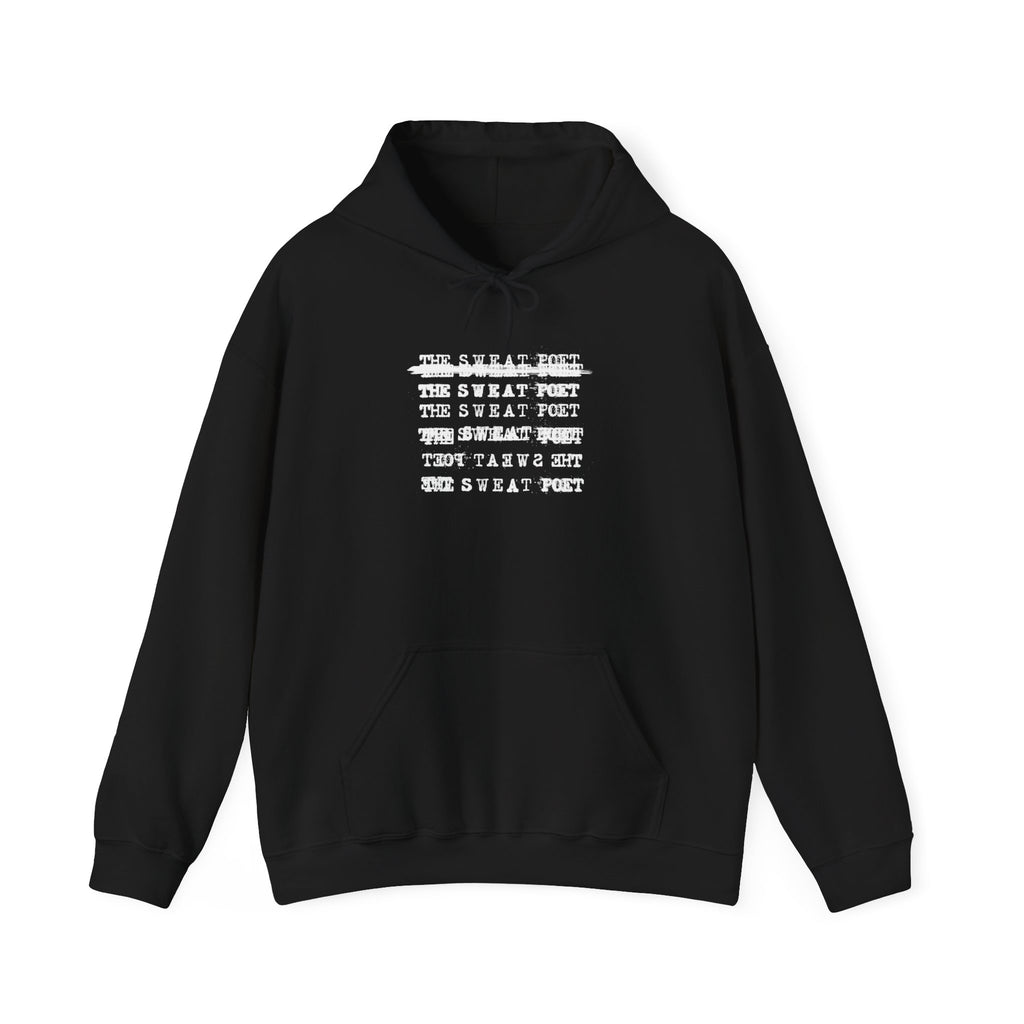 THE SWEAT POET Hoodie | Wearable Art for Fighters & Creators