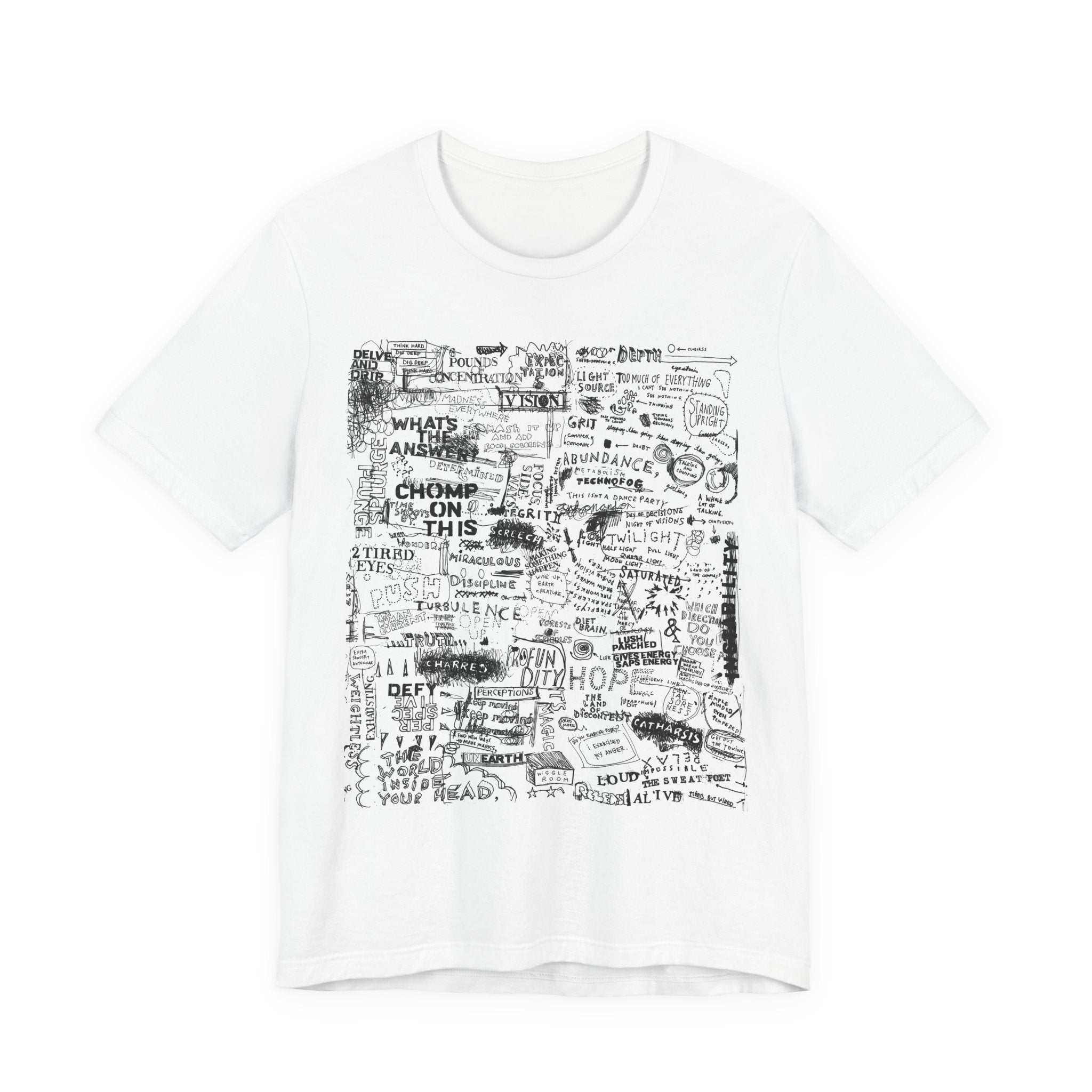 WRITING IS THINKING IS EXERCISE T-Shirt | Wearable Art for Fighters & Creators