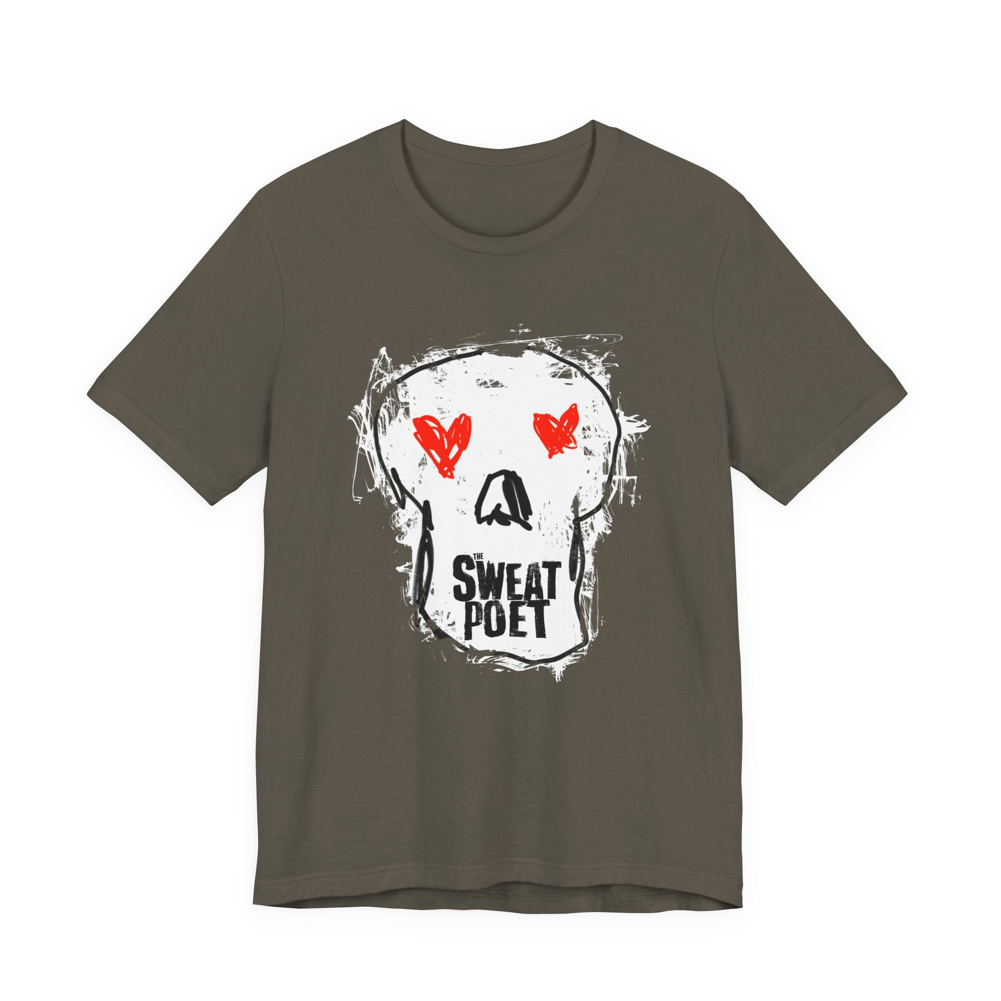 THE SWEAT POET (SKULL) T-Shirt | Wearable Art for Fighters & Creators