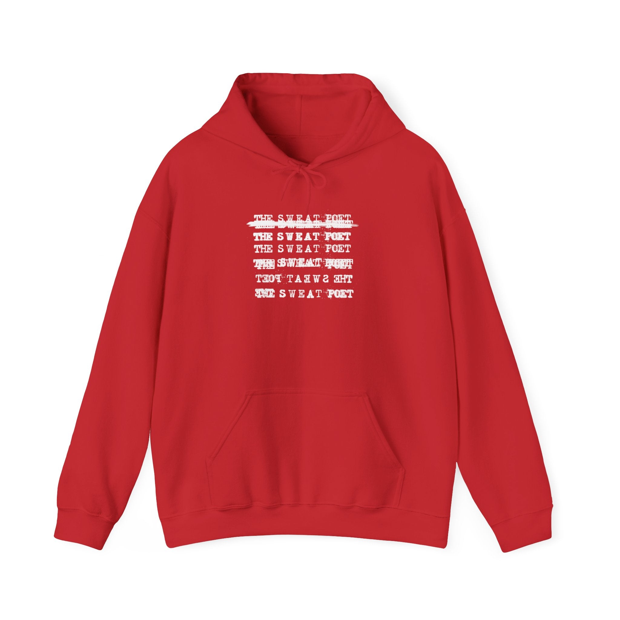 THE SWEAT POET Hoodie | Wearable Art for Fighters & Creators