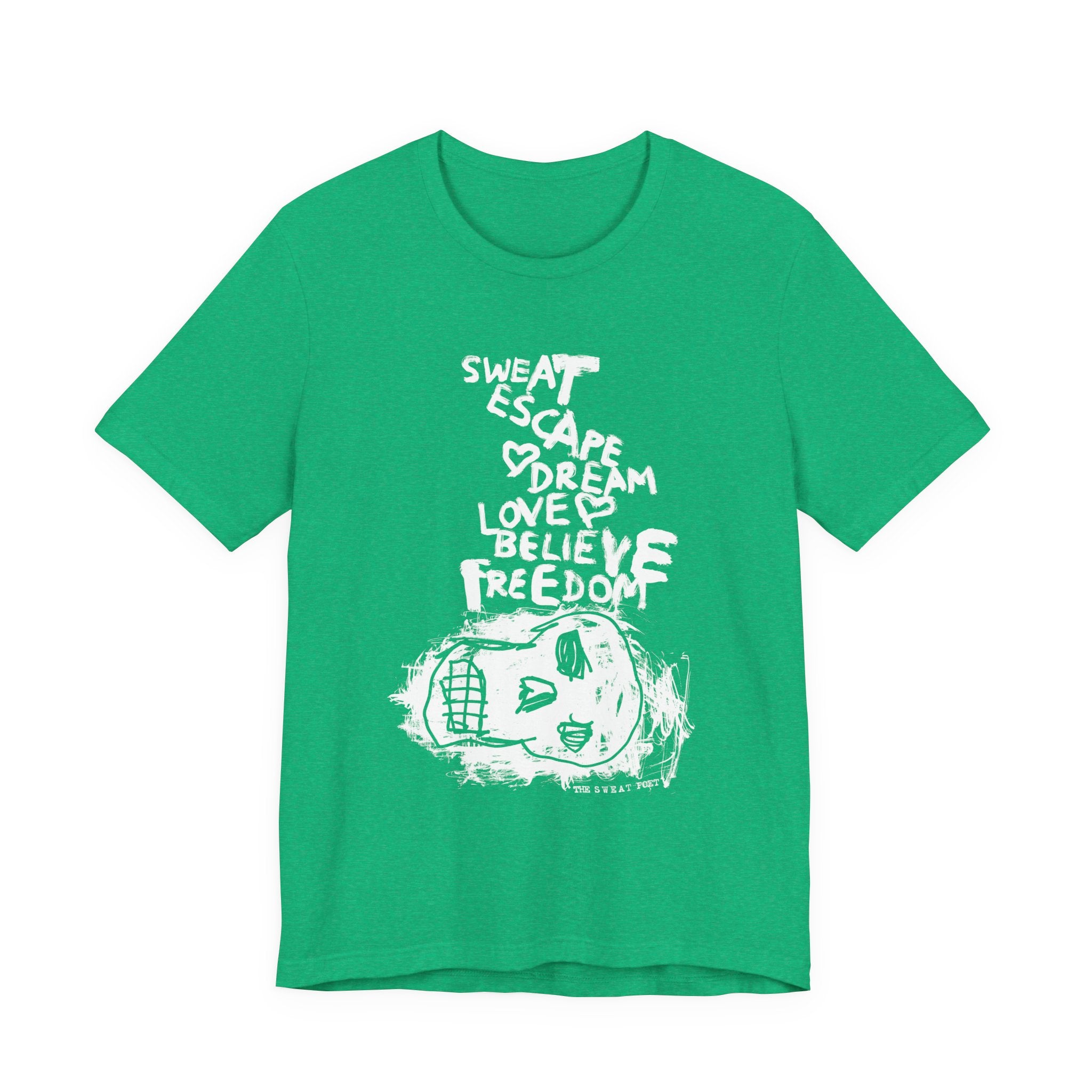 SWEAT ESCAPE T-Shirt | Wearable Art for Fighters & Creators