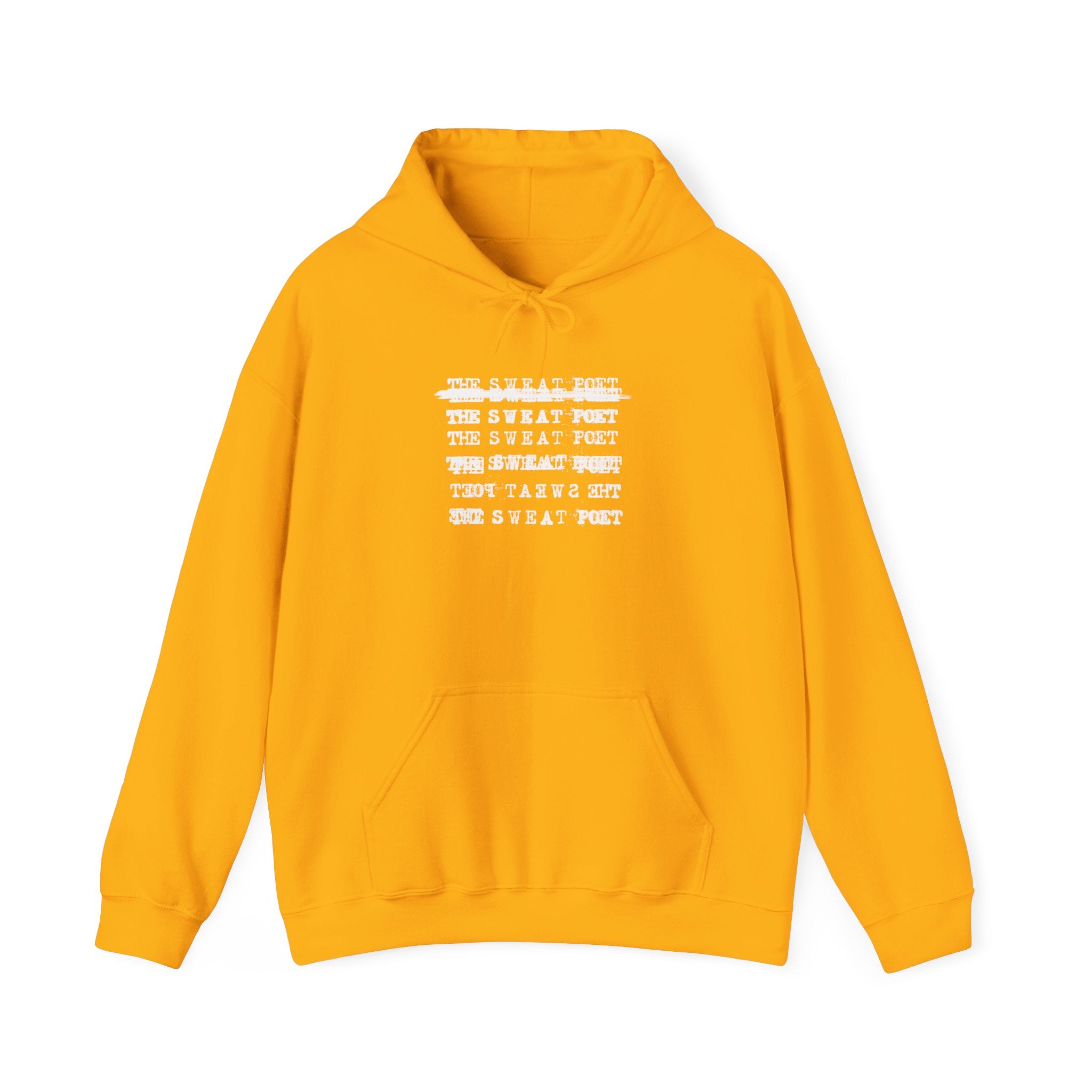 THE SWEAT POET Hoodie | Wearable Art for Fighters & Creators