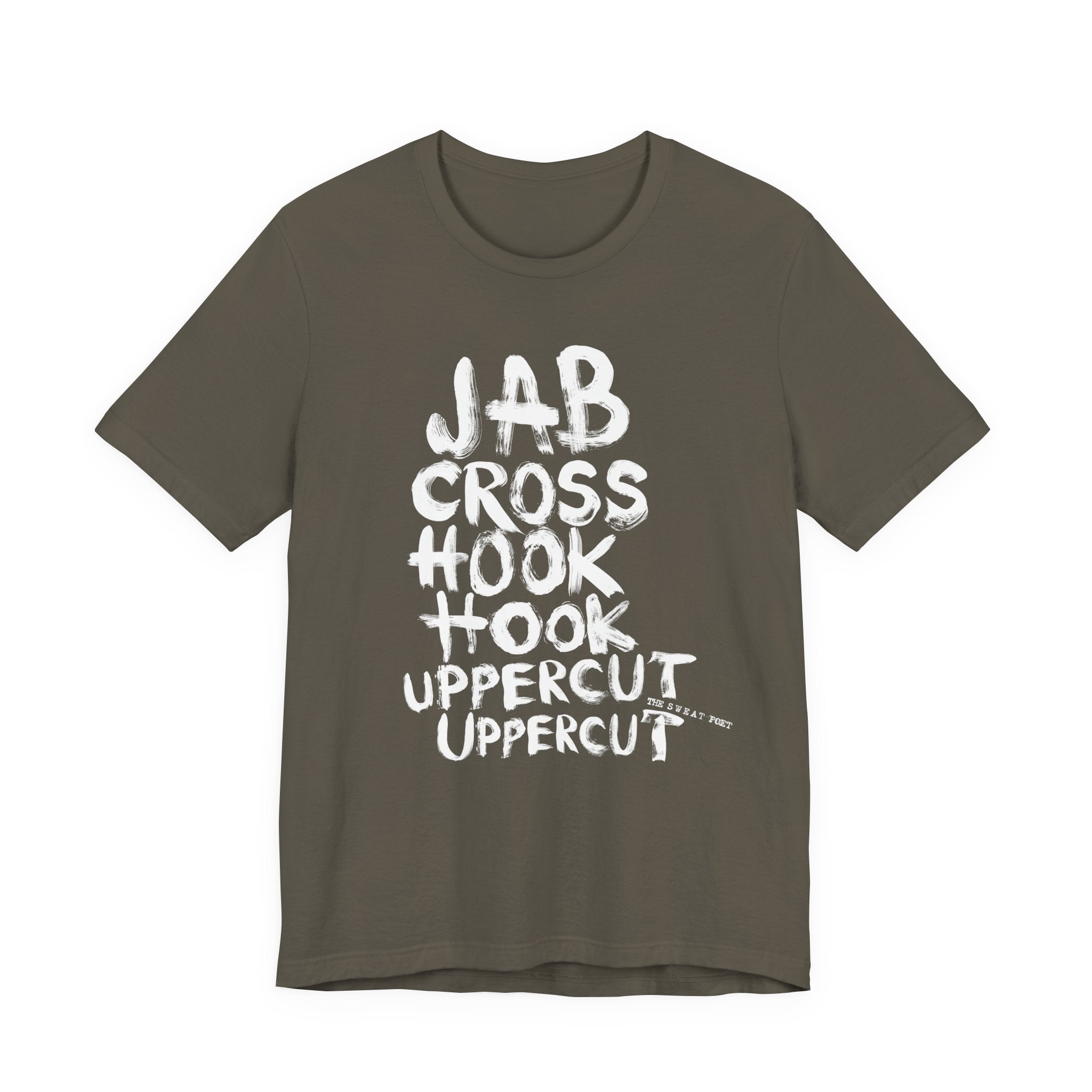 JABCROSSHOOKUPPERCUT T-Shirt | Wearable Art for Fighters & Creators