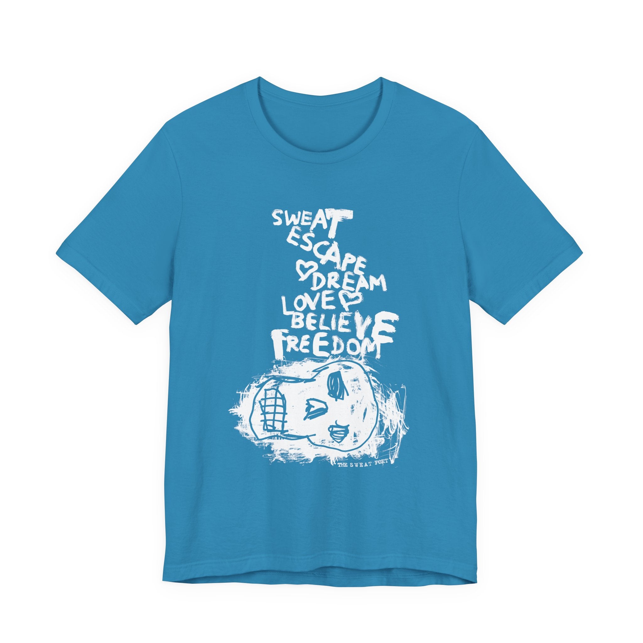 SWEAT ESCAPE T-Shirt | Wearable Art for Fighters & Creators
