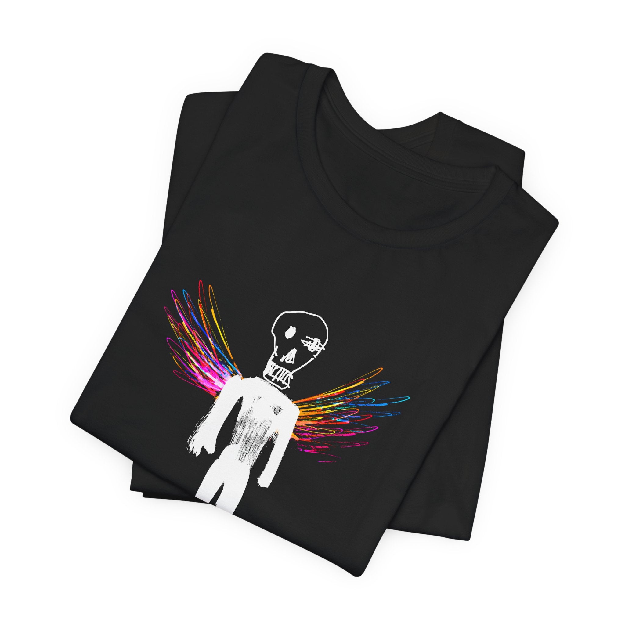 THE SWEAT POET (WINGS) T-Shirt | Wearable Art for Fighters & Creators