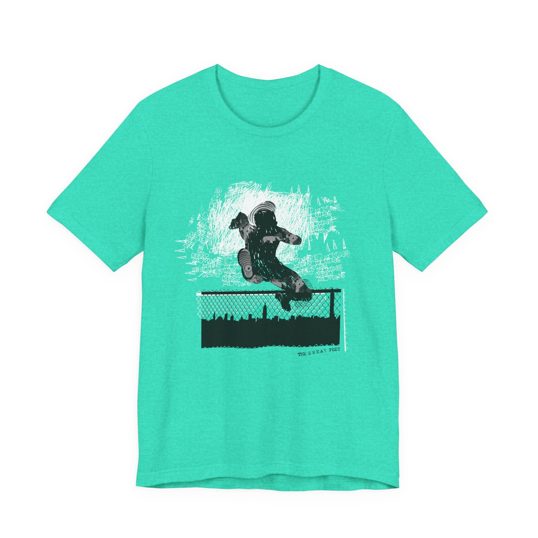 KEEP MOVING T-Shirt | Wearable Art for Fighters & Creators